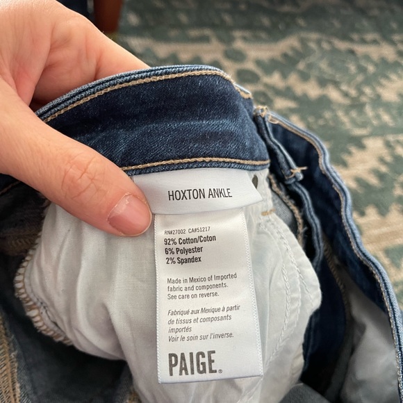 Hoxton Ankle Paige denim - Picture 6 of 8